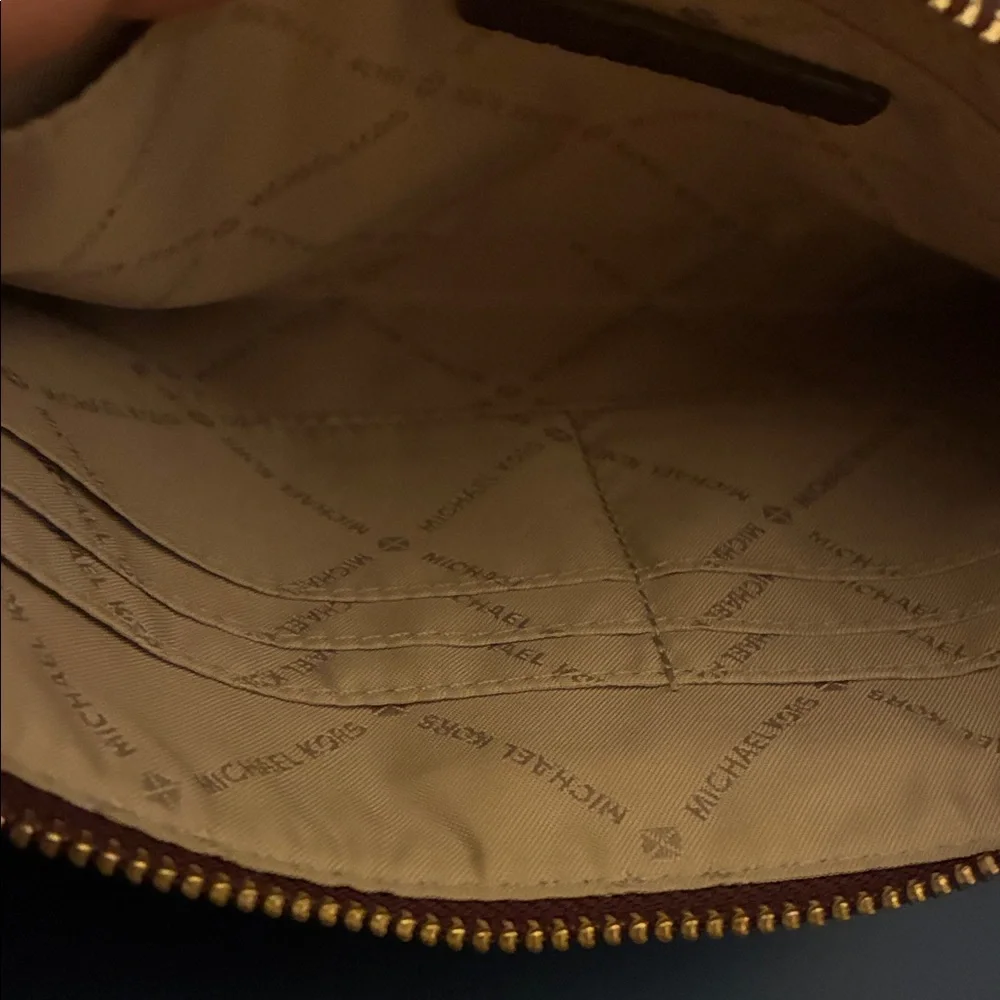 Michael‎ Kors Burgundy and Black Men's Wristlet